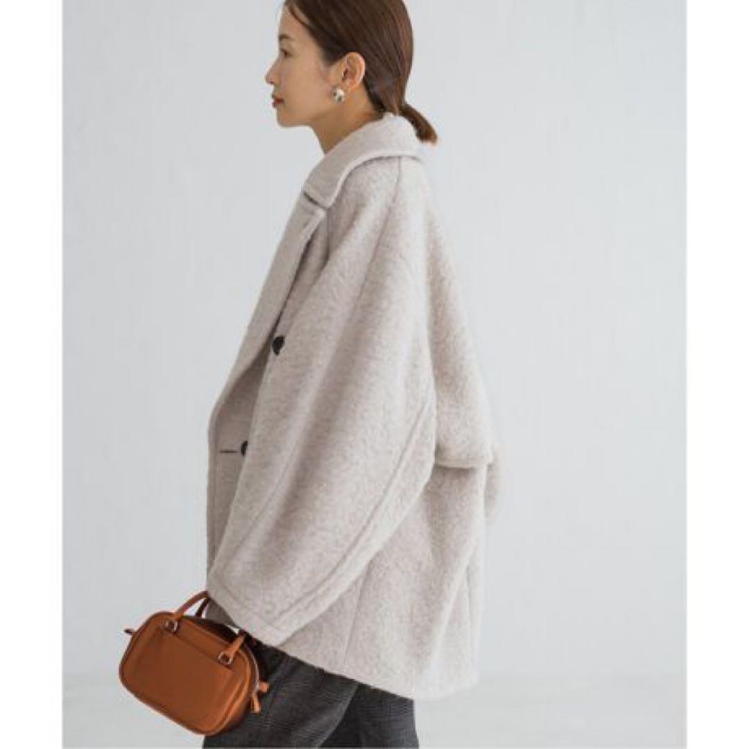 イエナ IENA ループインレイショートコート 38 ナチュラル - メルカリ