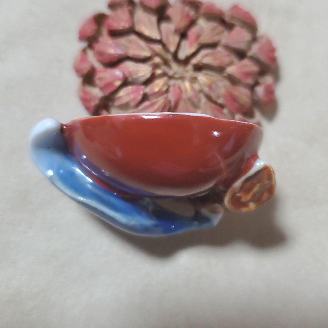 人間国宝　十二代　酒井田柿右衛門　帯留め