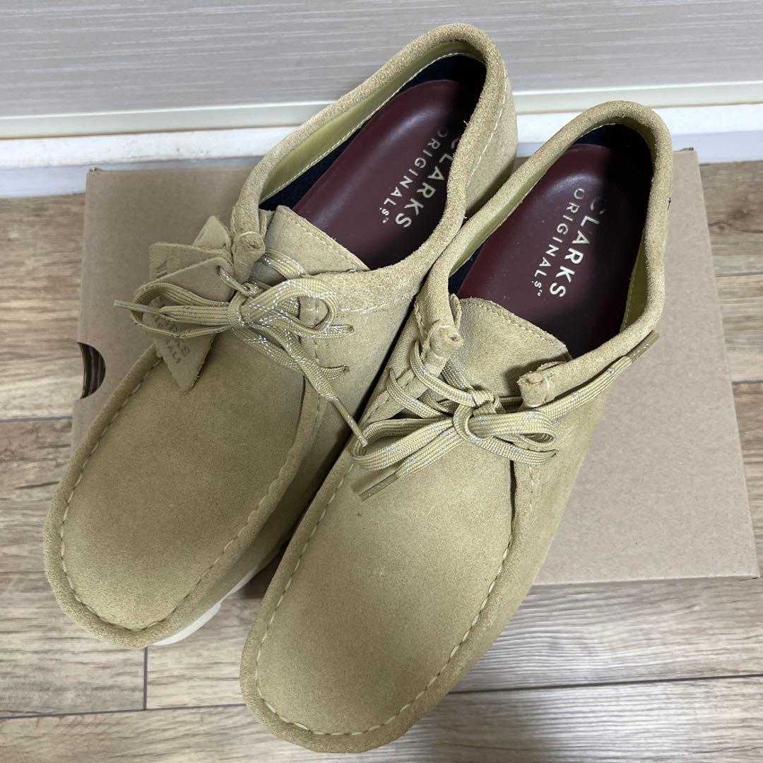 ClarksワラビーGORE-TEX メープル