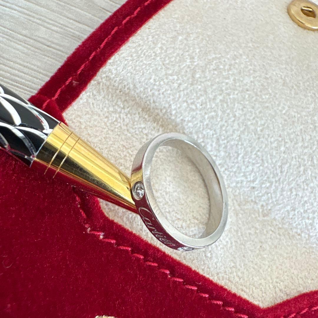 本日限定¥99000→¥79200【Cartier 】プラチナCドゥダイヤ2石