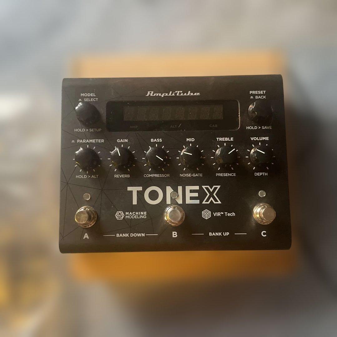 TONEX PEDAL バンドルソフト（amplitube5,tonex)使用可