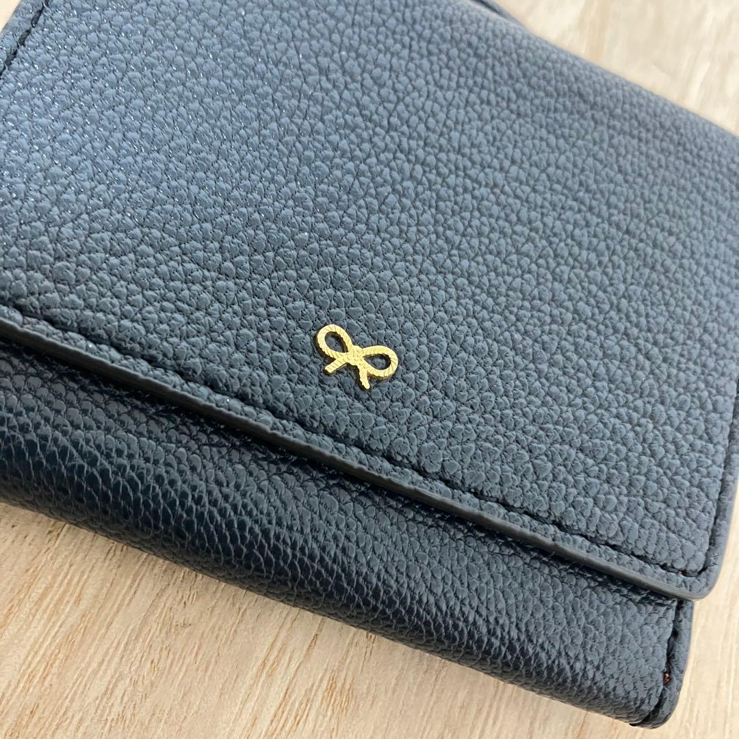 定価5.3万✨訳あり✨極美品✨アニヤハインドマーチ✨ミニ財布✨eyes✨紺