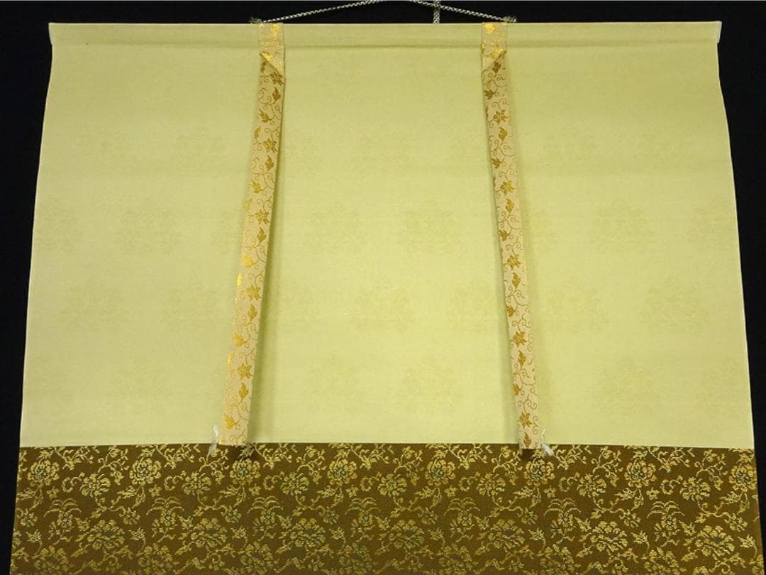 真作】掛軸 吉井春堂『蓬莱山図』日本画 絹本 共箱付 掛け軸