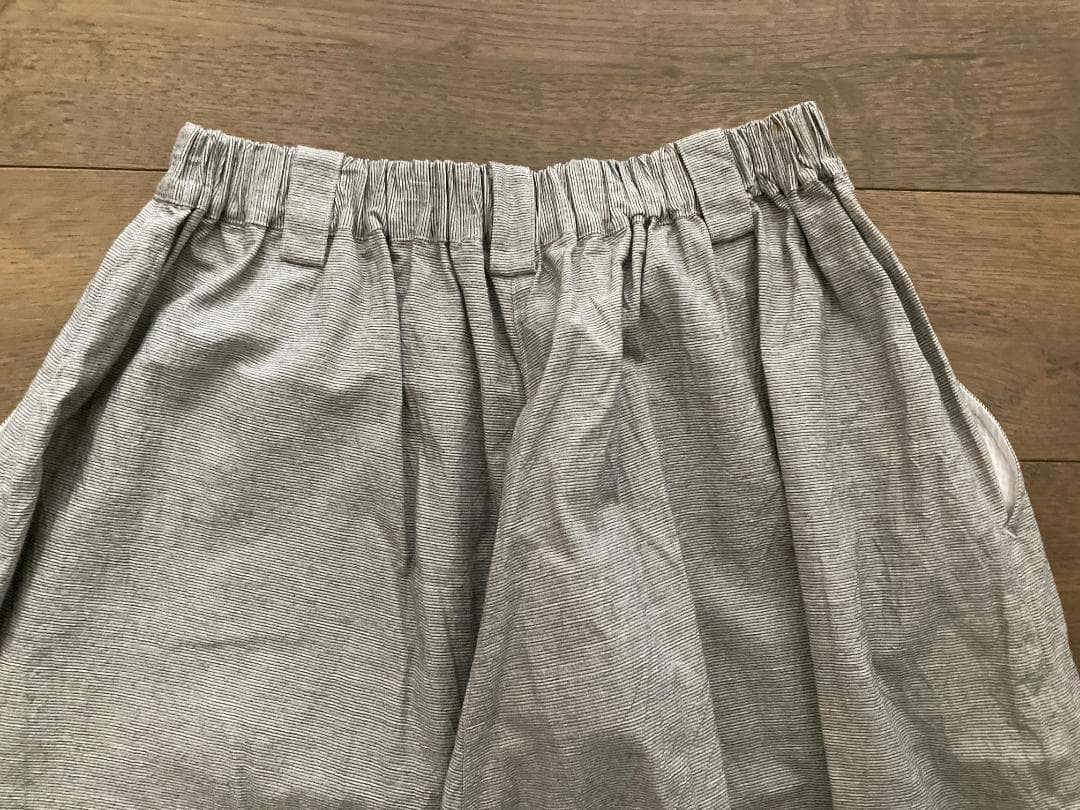 萌 MOYURU モユル サルエルパンツ M L グレー