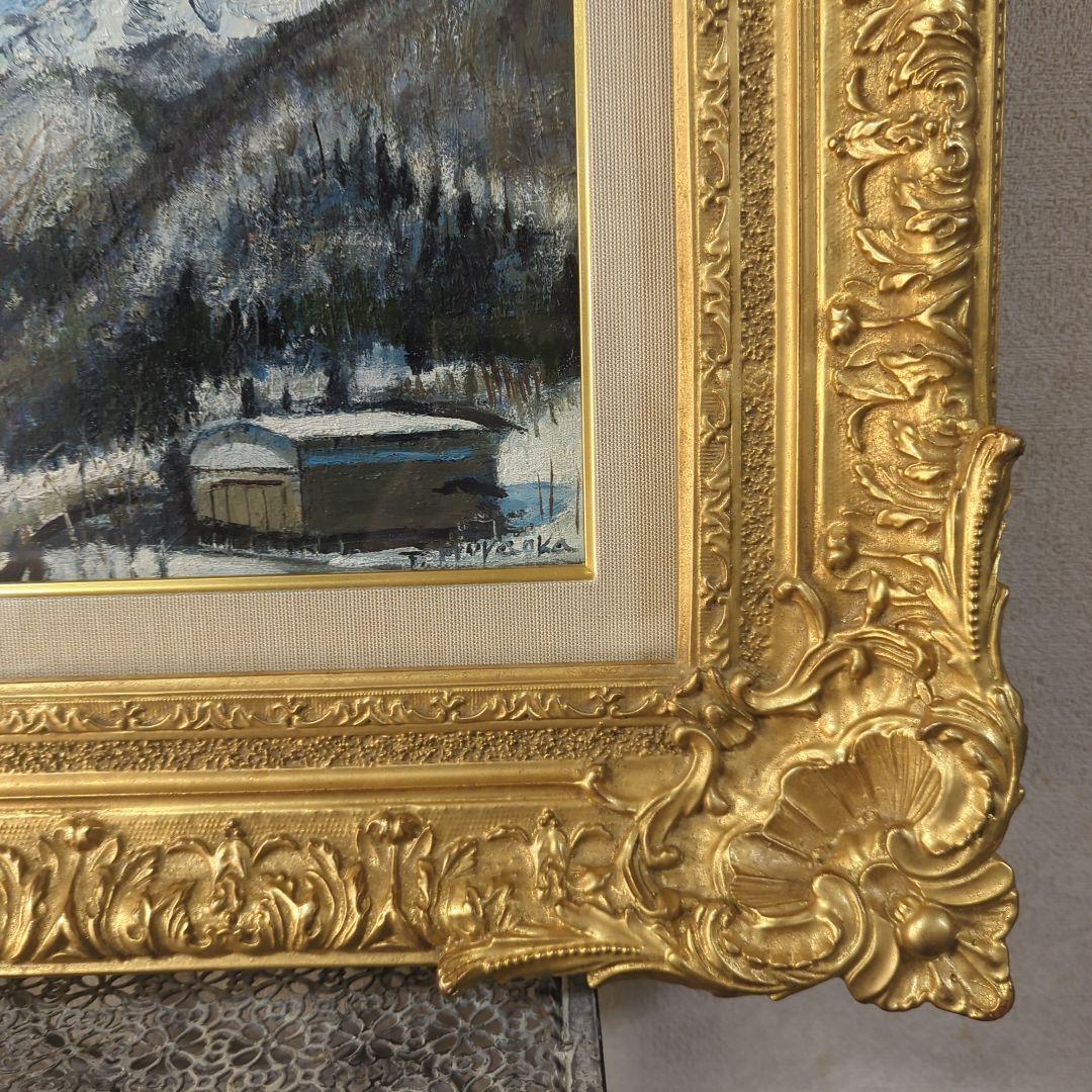 F3号油彩画（高級額縁入り)No.77