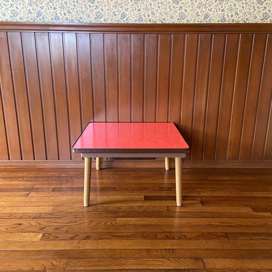 昭和レトロ こたつ 花柄天板 美品 ミニこたつ レトロポップ