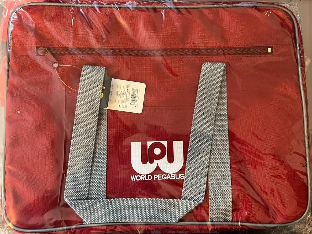 ワールドペガサス スクールバッグ 新品 ワッぺ スクバ 赤 RED