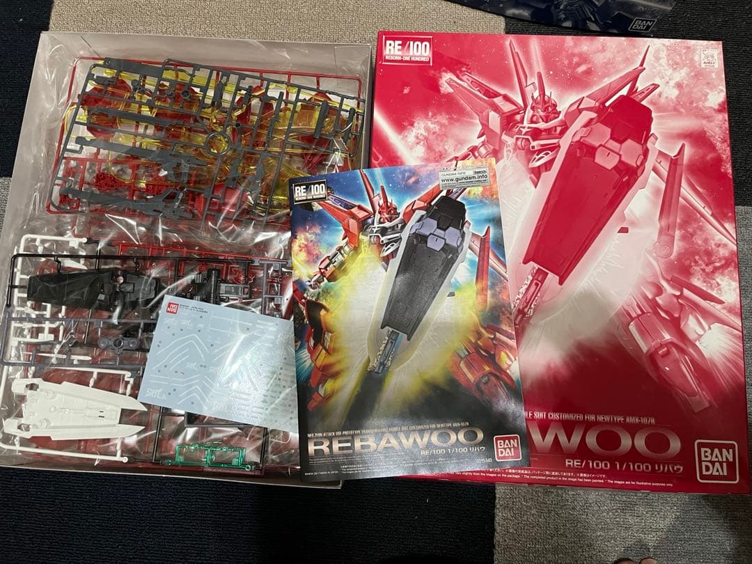 新品未開封】GFT限定HG1/144フェネクス、バンシィ+RE1/100リバウ