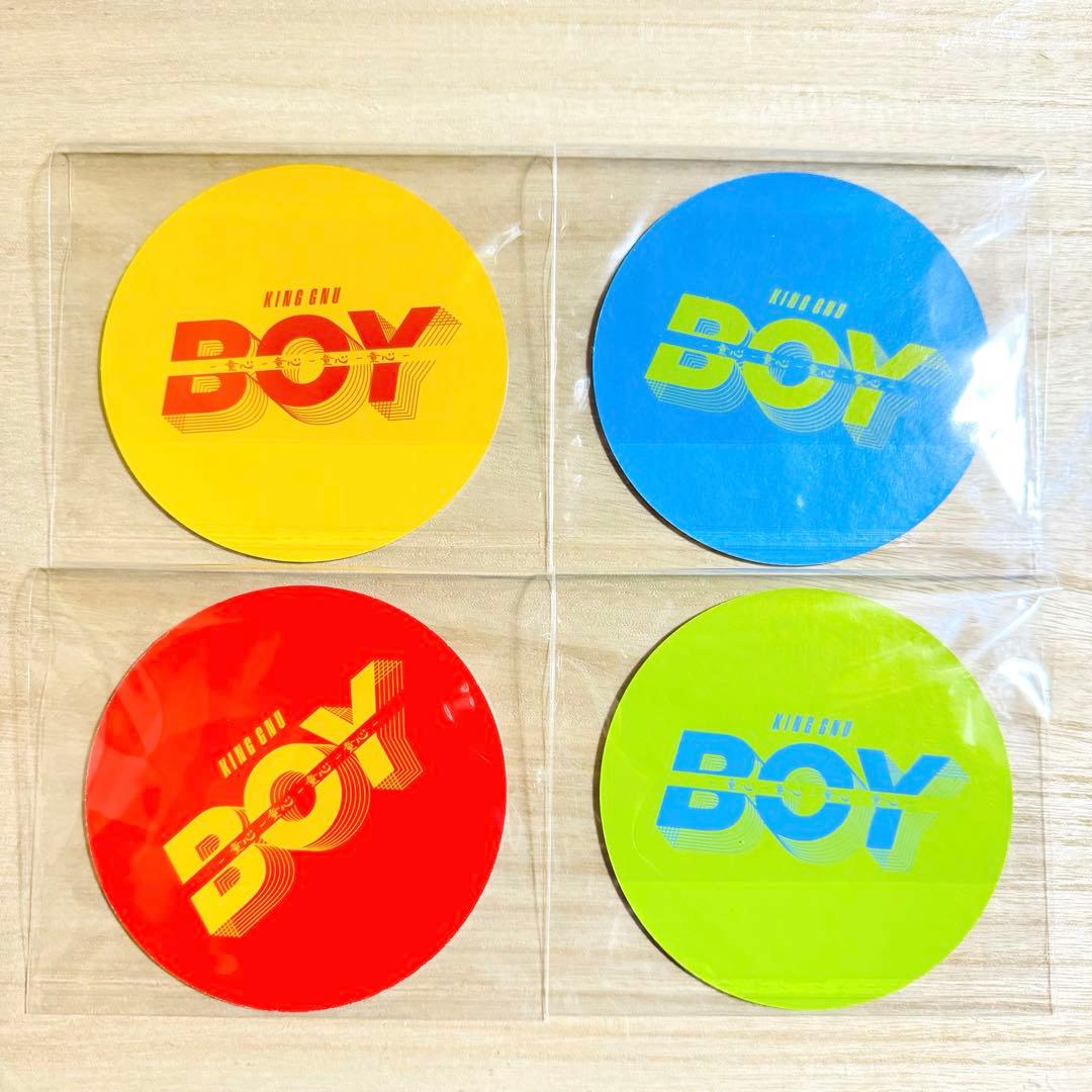 King Gnu「BOY」オリジナルめんこ 全4種コンプセット - メルカリ
