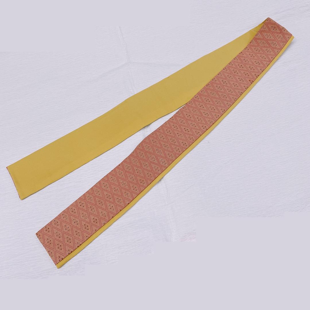 Y☆3883☆ 振袖 襦袢付き 袷 クリーム色 花柄 レトロ品