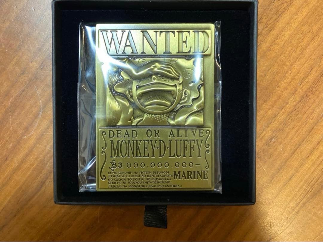 ワンピース手配書ポスター　金属プレート　ルフィ　ギア5