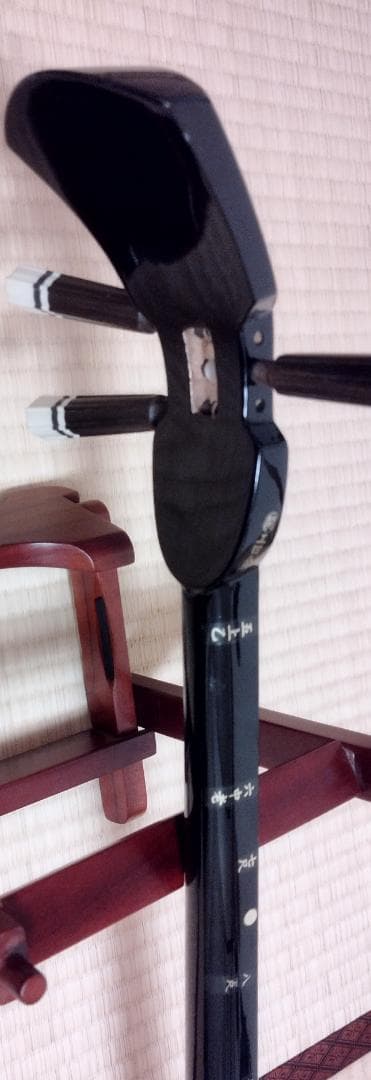 沖縄三線 パラシュート三線 迷彩柄 ツメ・チューナー付き