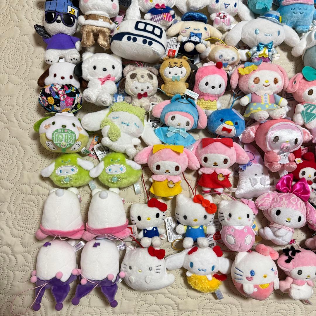 サンリオ　マイメロ　クロミ　キティ　ぬいぐるみ　まとめ売り　大量　95点　レア