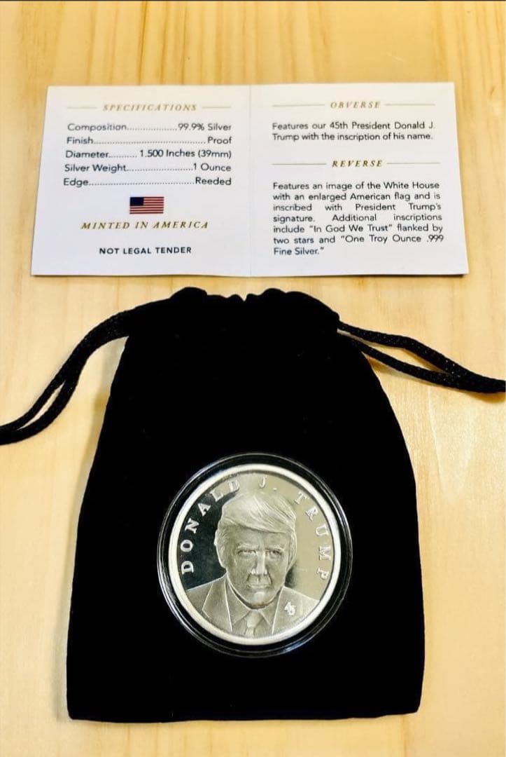 純銀 トランプコイン 1oz 99.9% 公式 初版 シルバー 記念コイン - メルカリ