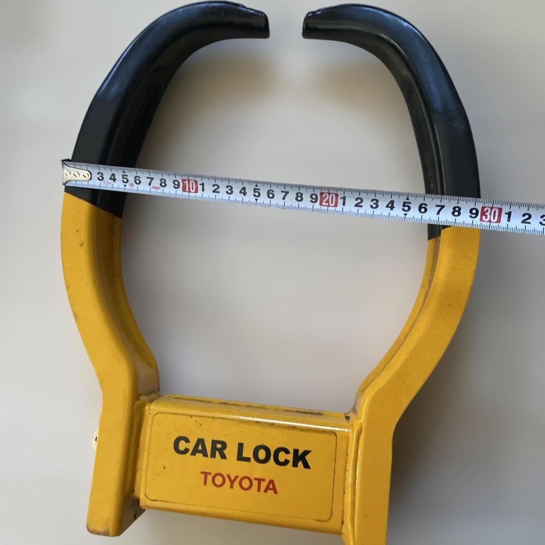 TOYOTA CAR LOCK イエロー