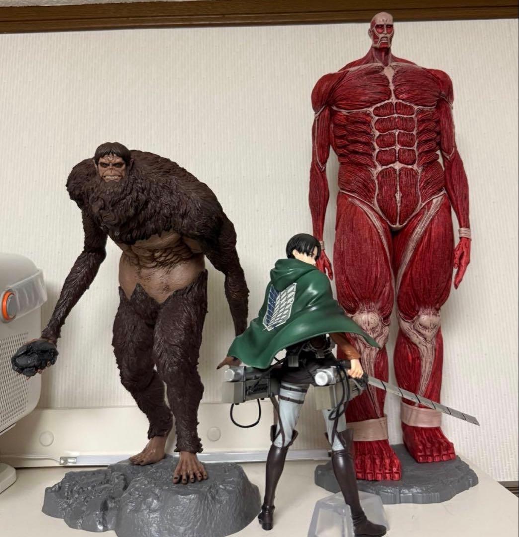 一番くじ 進撃の巨人 A賞 獣の巨人 B賞 リヴァイ ラストワン賞 超大型