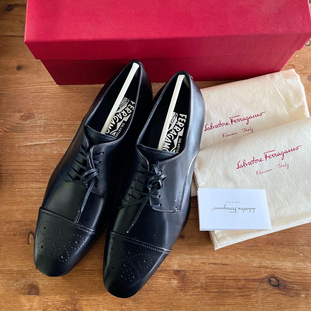 フェラガモ ☆メンズ 革靴 カーフレザー☆イタリア輸入商品