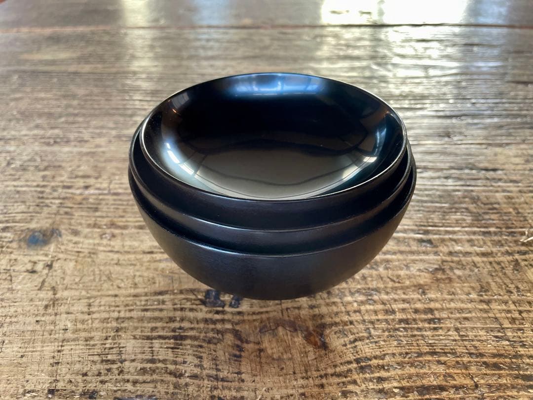 赤木明登　三つ椀　黒 赤木明登 三つ椀/黒 – 雨晴/AMAHARE