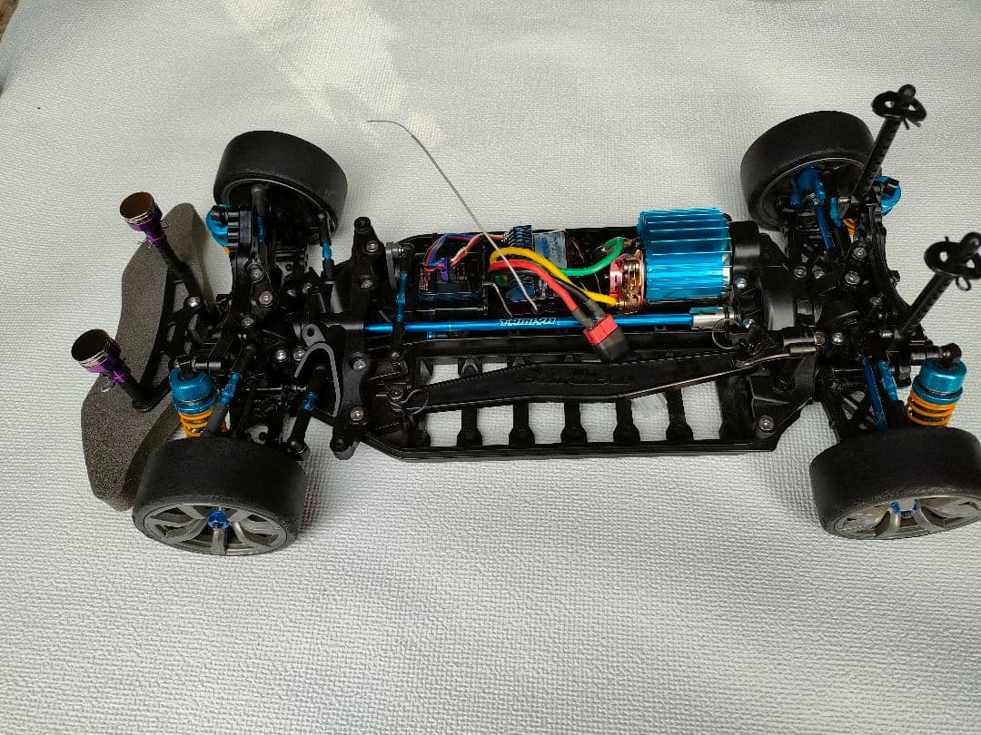 タミヤ TB03 OP多数　2.４GHｚプロポ、メカ一式セット