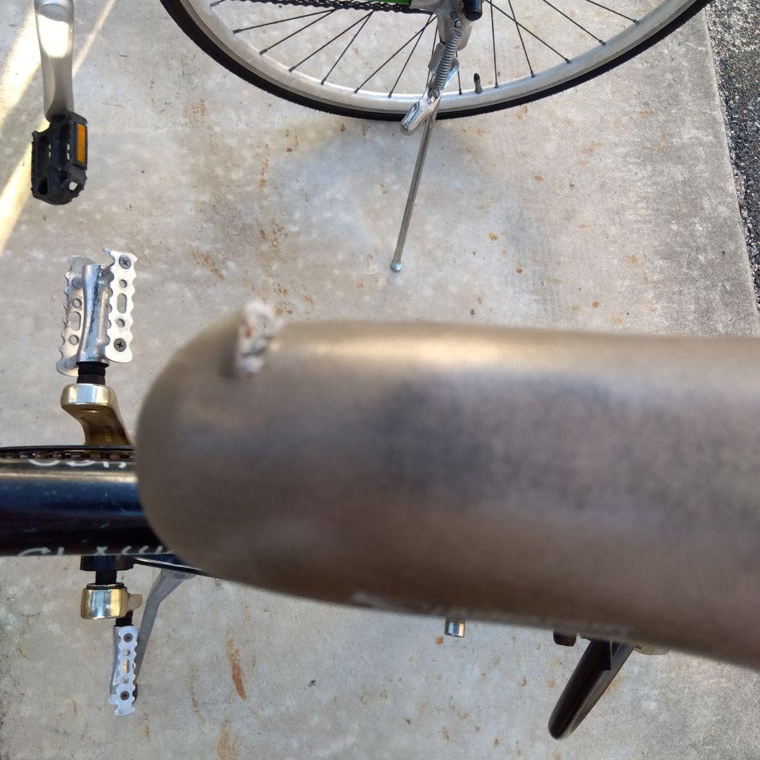 引取限定　クロスバイク アルミフレーム ブラック