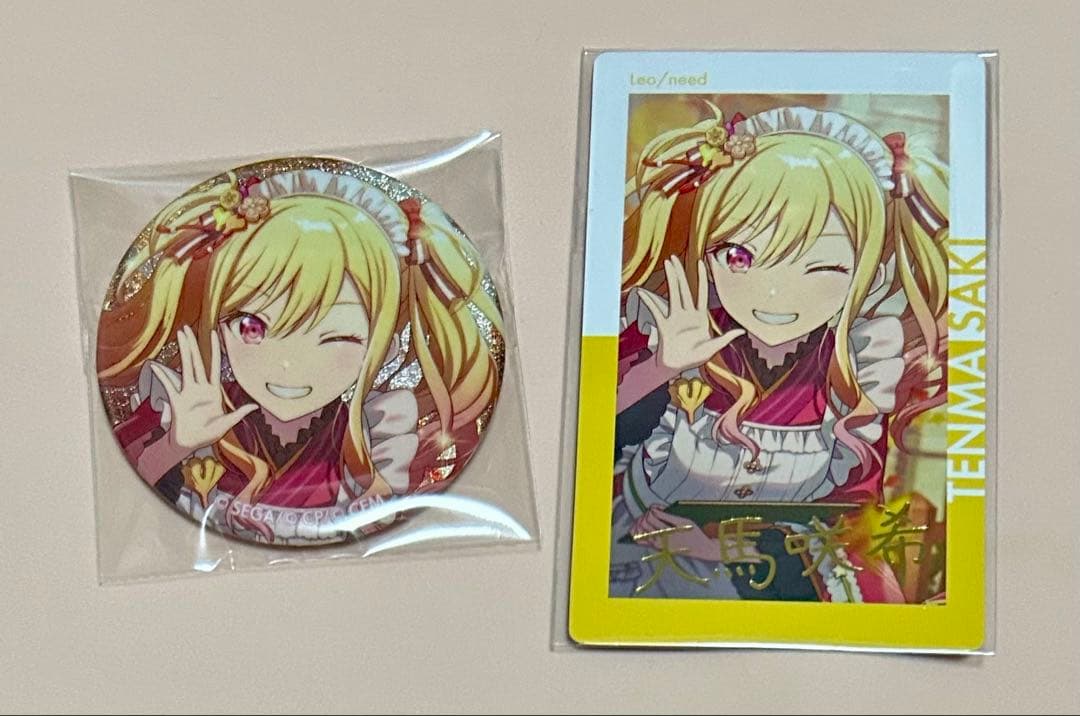 プロセカ 天馬咲希 エピカ 24B 箔押し レア グリッター缶バッジ 48C