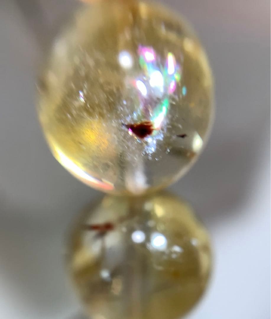 ★ひよこくん様★ 非加熱シトリン　カコクセナイト入り　ブレスレット