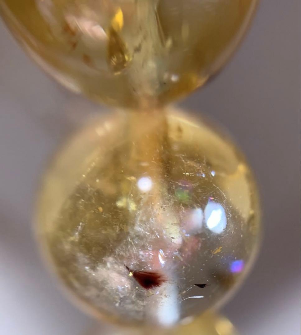 ★ひよこくん様★ 非加熱シトリン　カコクセナイト入り　ブレスレット