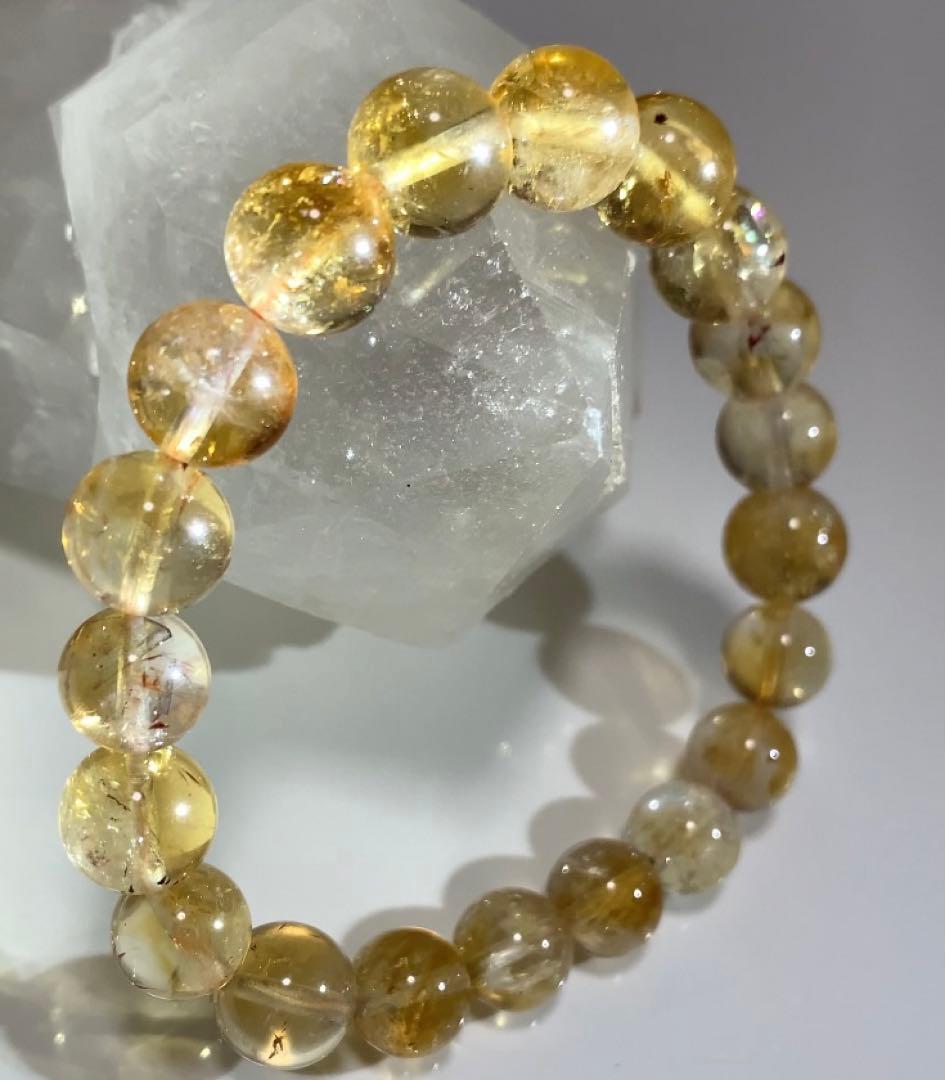 ★ひよこくん様★ 非加熱シトリン　カコクセナイト入り　ブレスレット