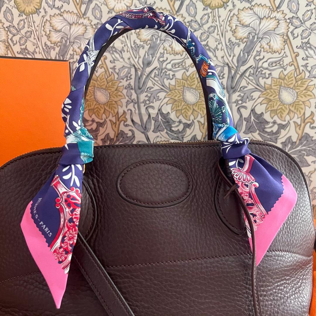 極美品 HERMES【エルメス】ボリード 35 ハンドバッグ ブラウン □F刻印