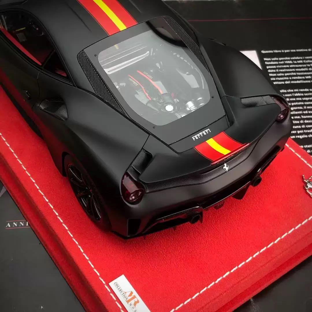 特注モデル MR モデル 1/18 フェラーリ 488 ピスタ ミニカー
