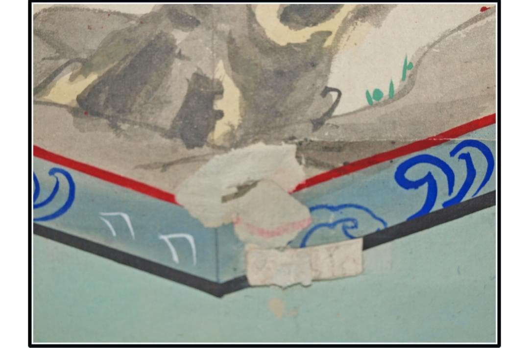 日本時代の掛け軸その　肉筆保証　激安骨董品　江戸鎌倉美术品 X1065C16-8