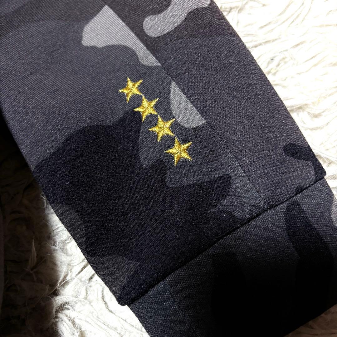 エフシーリアルブリストル SOPH ジップアップパーカー カモフラブラック　S