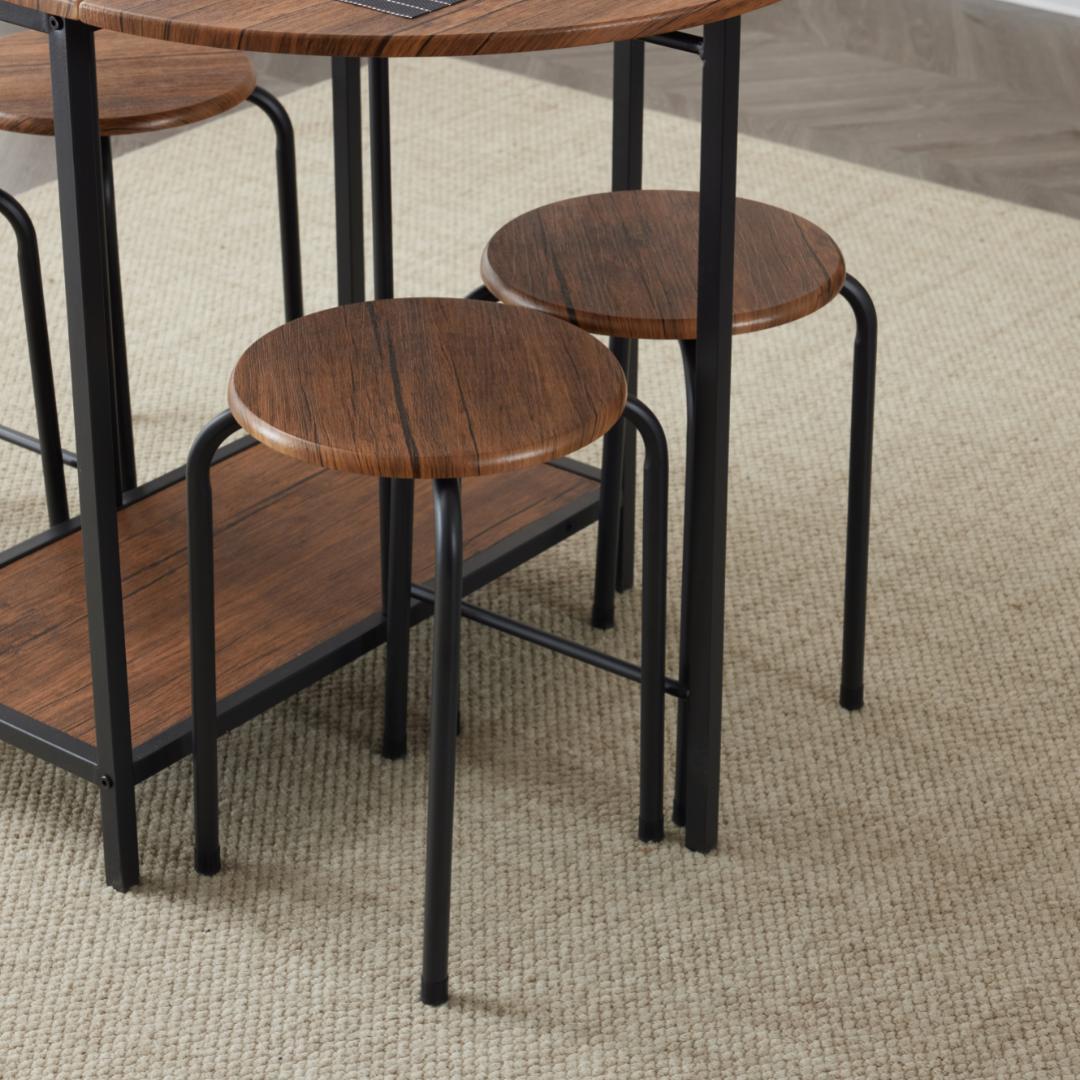 ダイニング5点セットダイニングテーブル食卓チェア4脚コンパクト4人掛け