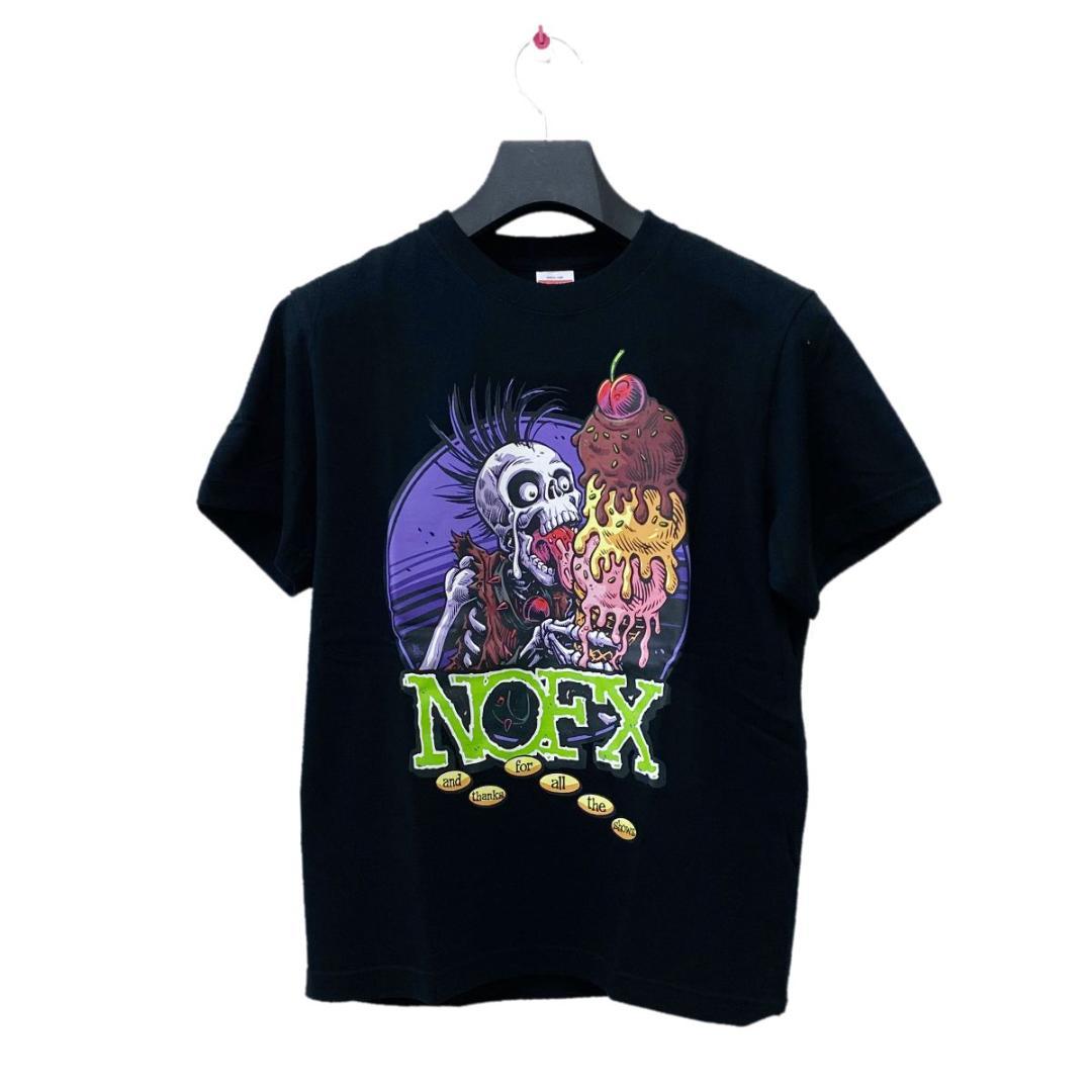 送無□新品未使用【NOFX】ファイナルツアービッグクリームTシャツ 黒