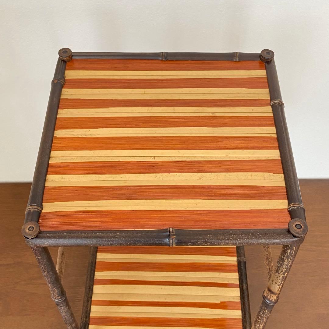 煎茶道具 綾瀬棚 竹製 完成品 ボール箱入 茶道具 茶器 棚物 飾り棚