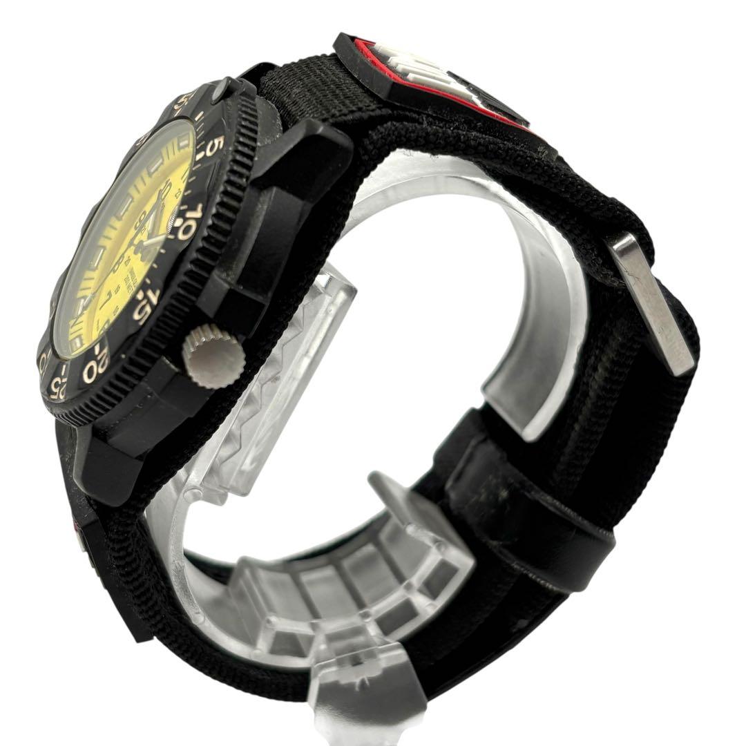 【美品】 ルミノック 腕時計 3000シリーズ イエロー文字盤 ネイビーシールズ