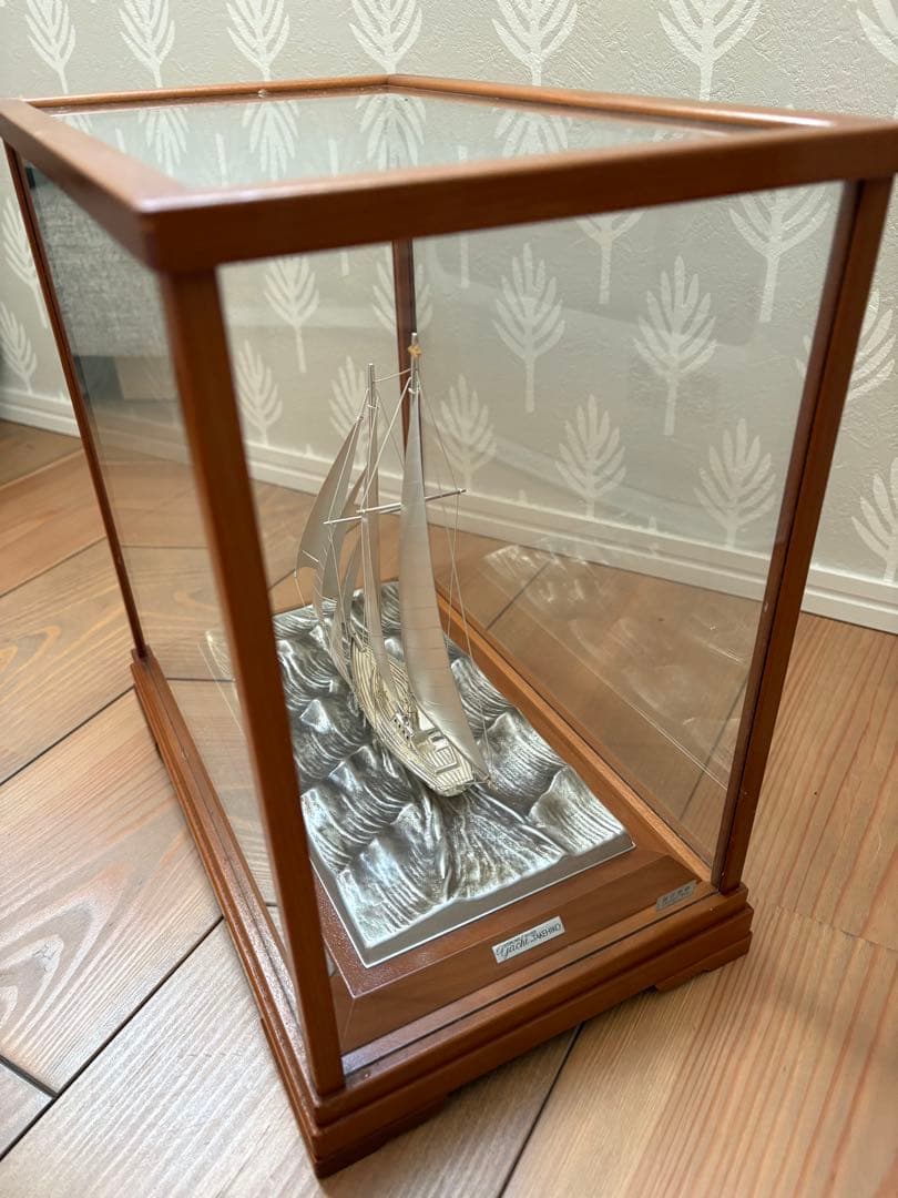武比古 銀製ヨット4号 Silver PLATED TAKEHIKO 美術品・アンティーク