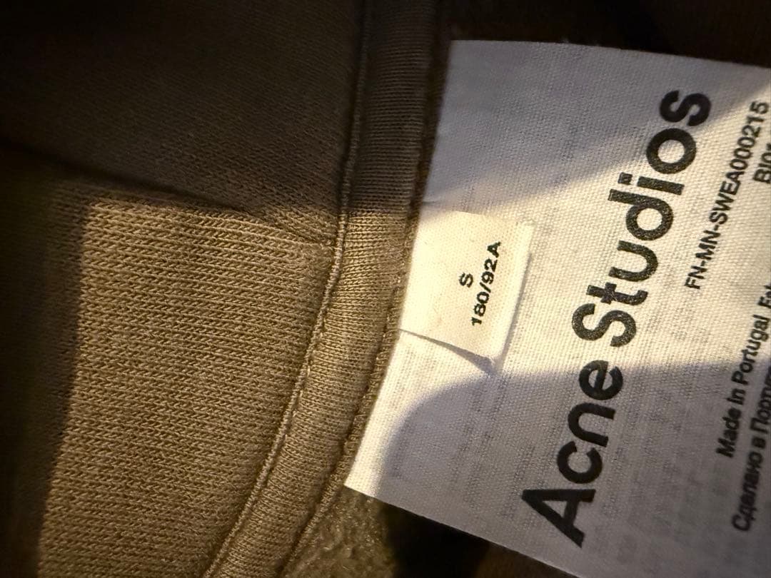 Acne Studios フード付きパーカー S オリーブ