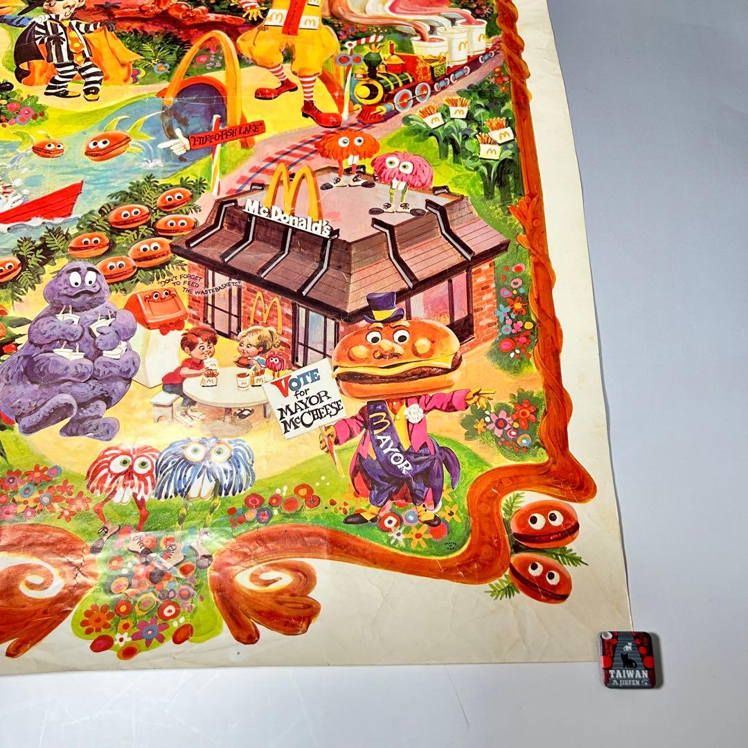 激レア☆ 70年代 マクドナルドランド ポスター McDonaldland
