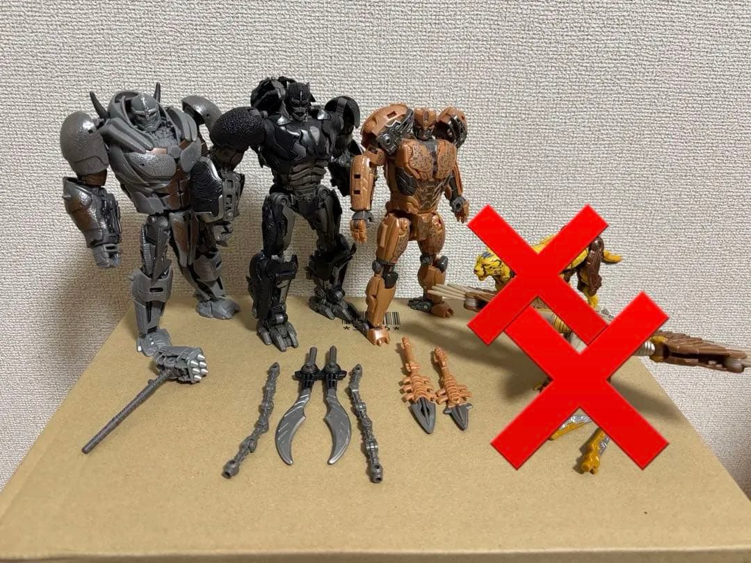 トランスフォーマー ビースト覚醒 フィギュア 3体セット 箱あり