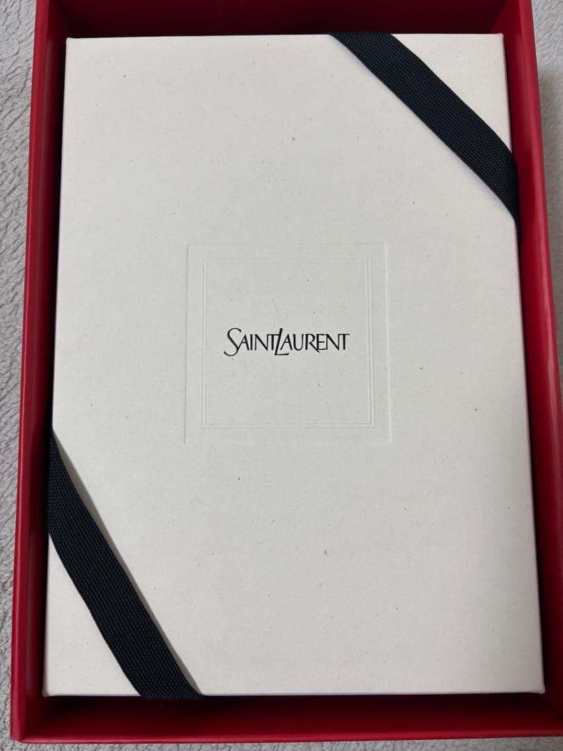 サンローラン YSL チェーンウォレット ブラック　シルバー