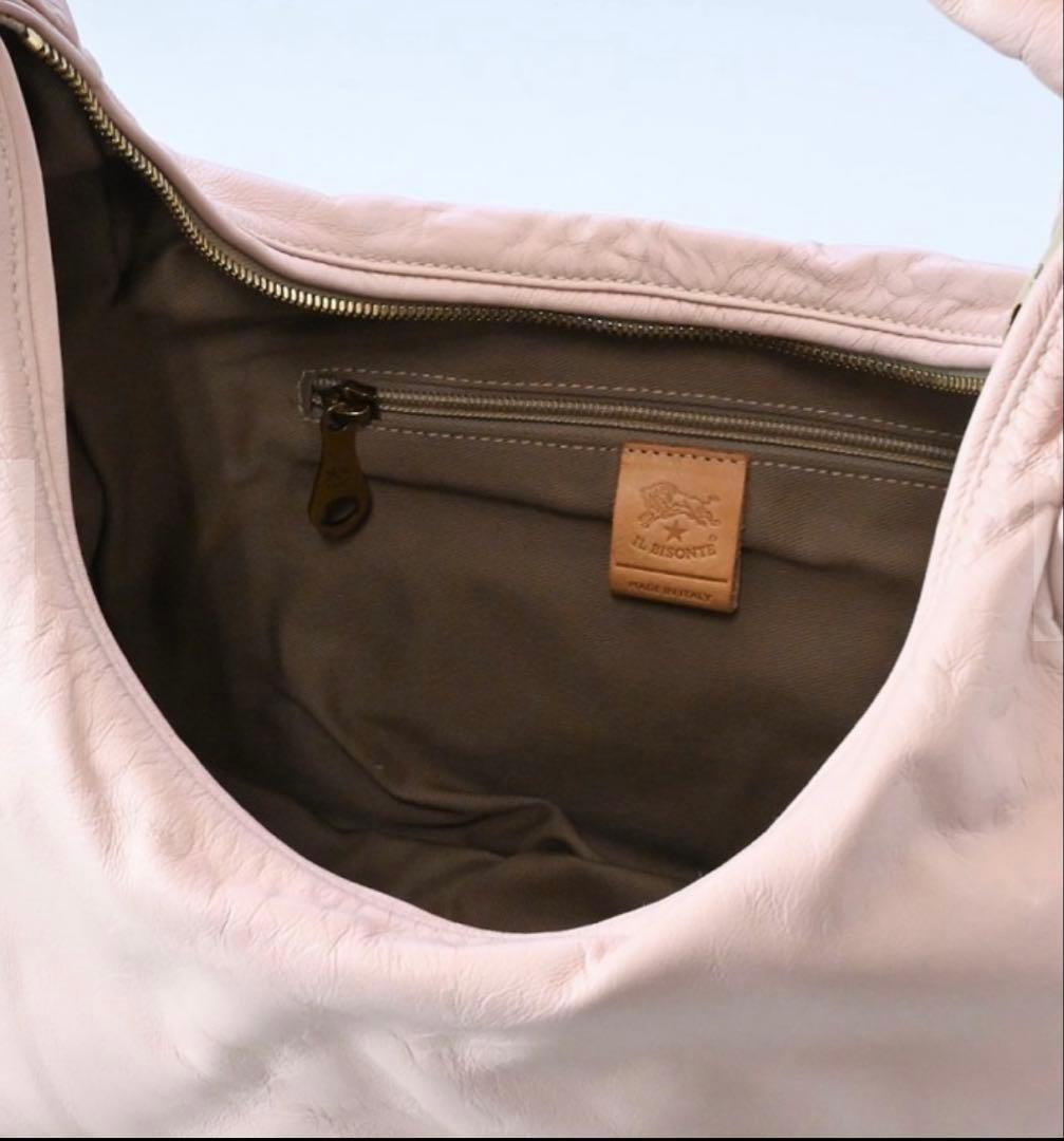 ⭐️そら！イルビゾンテ新品タグ付本革牛革ナッパレザーショルダーバッグ希少