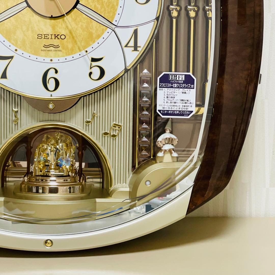 美品 SEIKO セイコー からくり時計 掛け時計 RE564H 大型