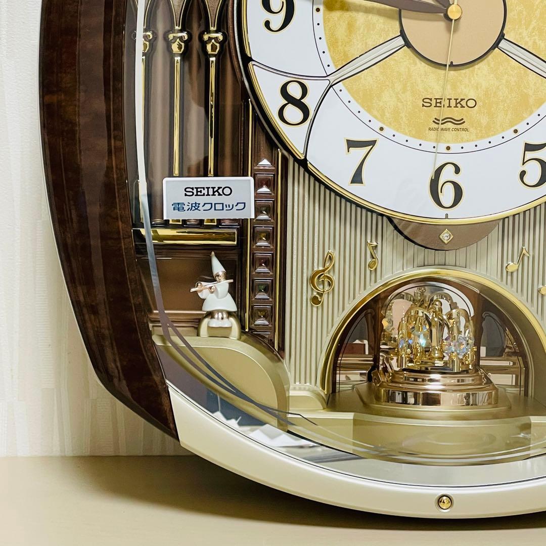 美品 SEIKO セイコー からくり時計 掛け時計 RE564H 大型
