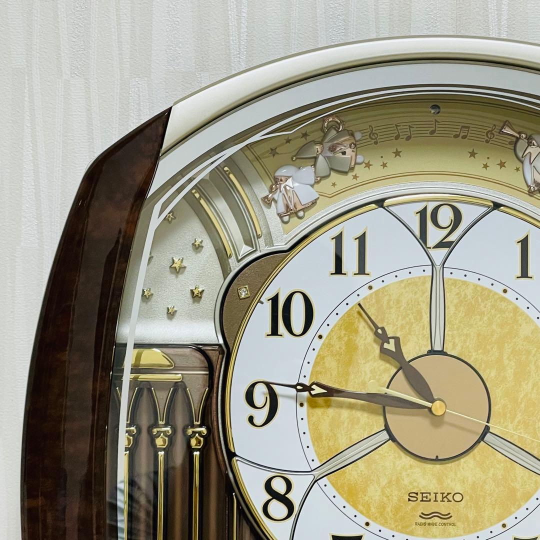 美品 SEIKO セイコー からくり時計 掛け時計 RE564H 大型