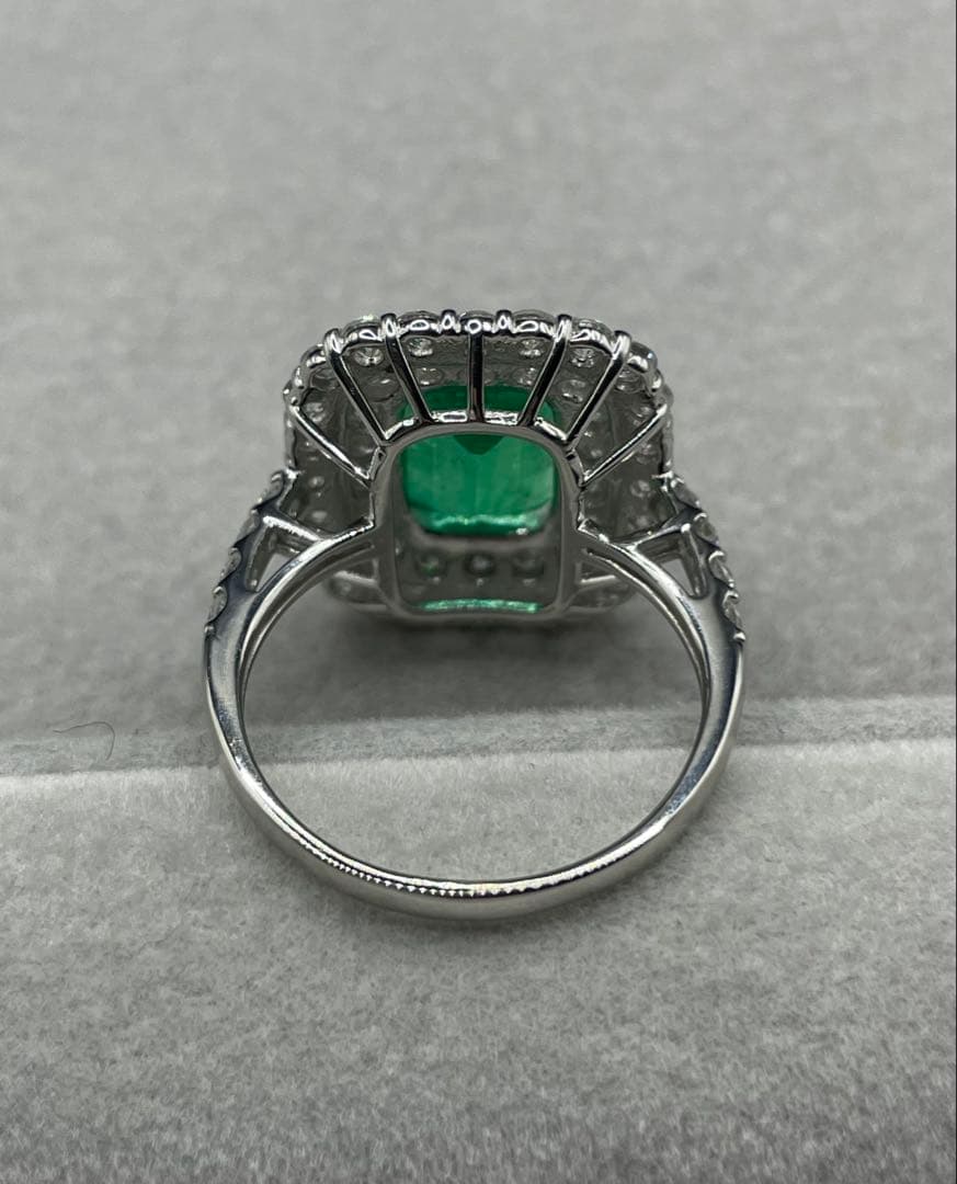 最終交渉可JA27★最高級 コロンビア産 エメラルド2.57ct リング 鑑付