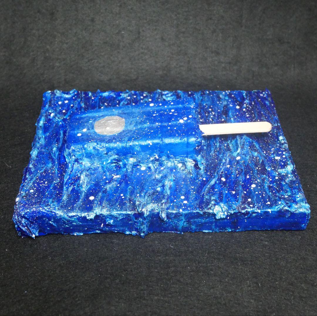 油絵 油彩 油彩画 絵 絵画【海雪の月の解けないアイスキャンディー】