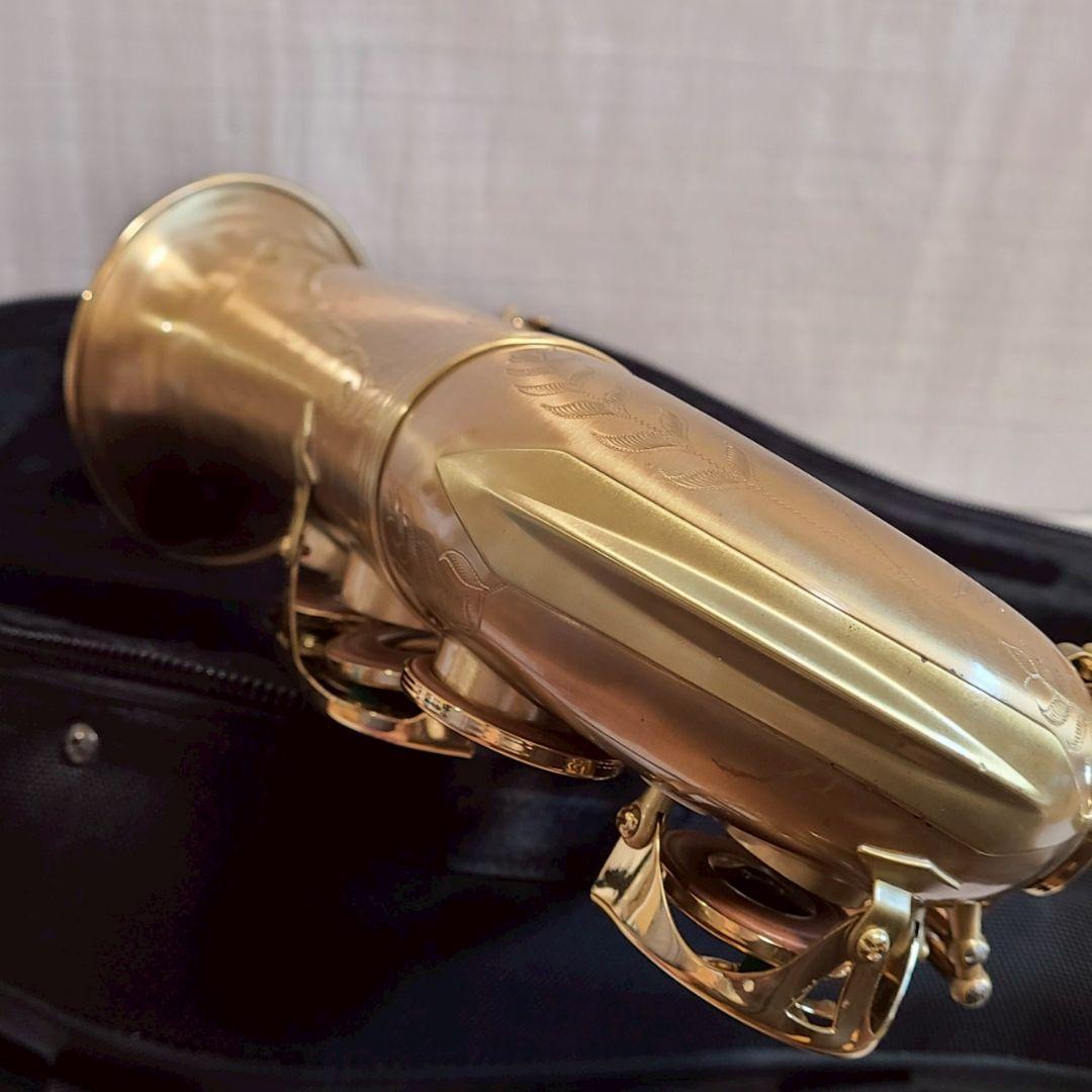 Festi アルトサックス 彫刻入り 管楽器 サックスフォン ケース付 ゴールド