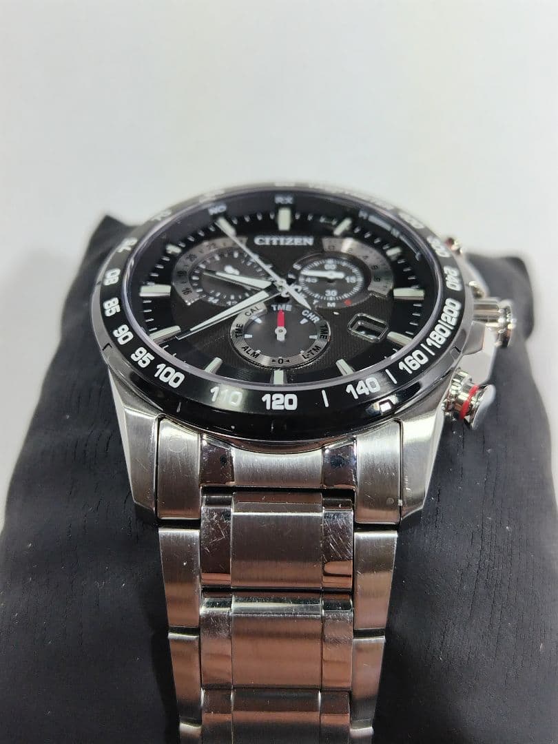 シチズン アテッサ　エコドライブ　ジャパネットコラボ　電波時計　20気圧防水機能