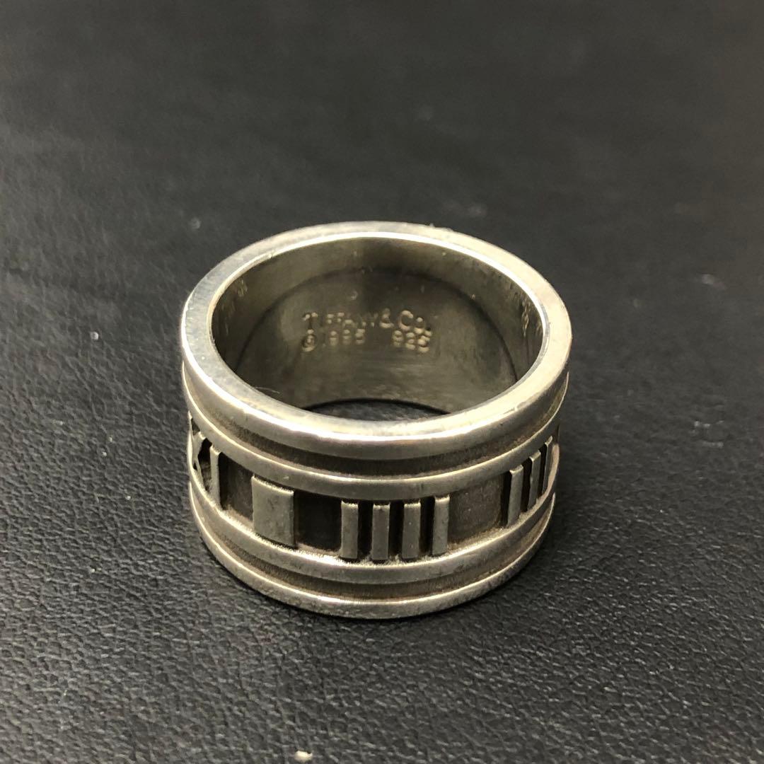 (C120503)Tiffany アトラスリング 925 指輪 ティファニー